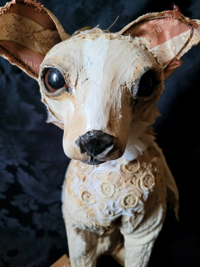 BRONCEY Dog Sculpture