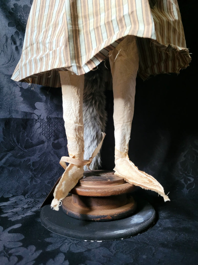 SASHIKO Fox Sculpture