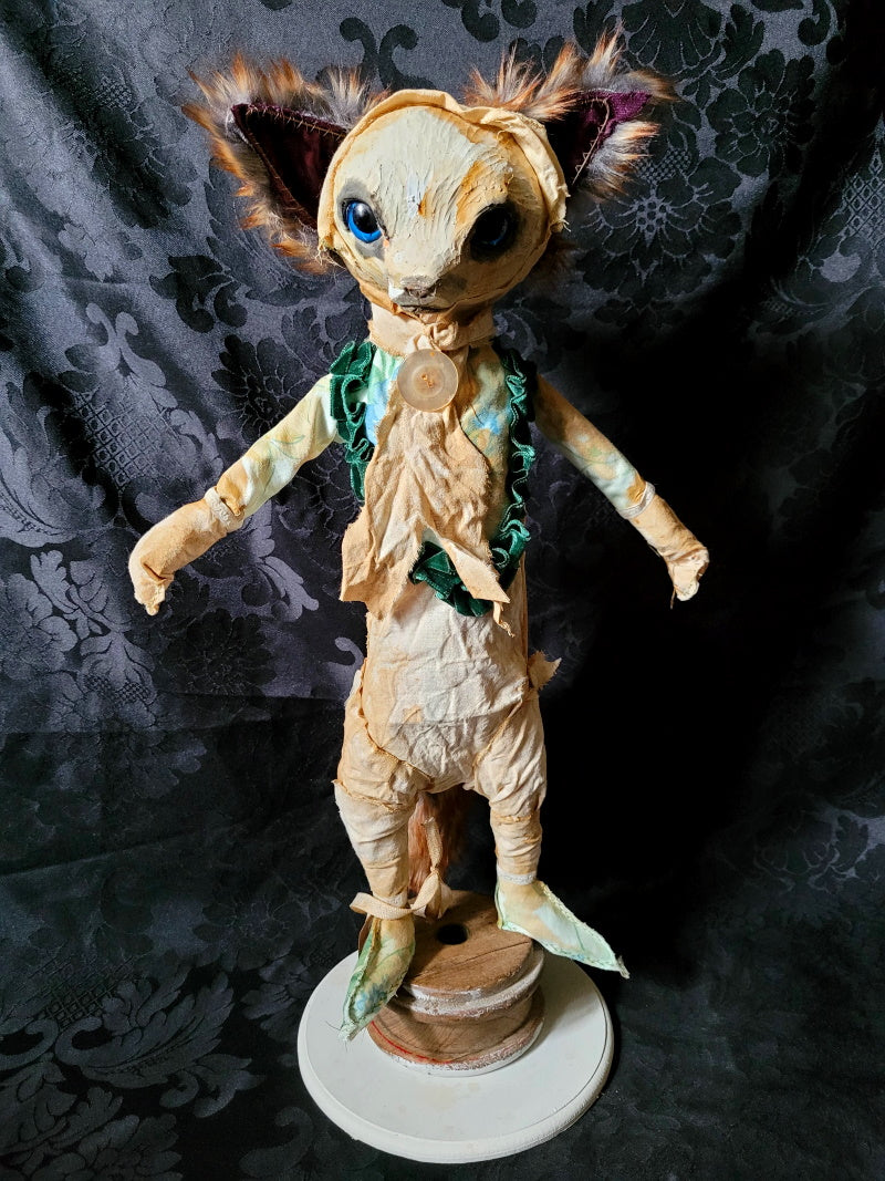 SWANAGE Fox Cub Sculpture